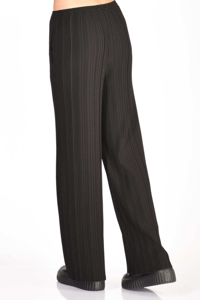 Forte Forte Pantalone Plisse Nero Donna - 6