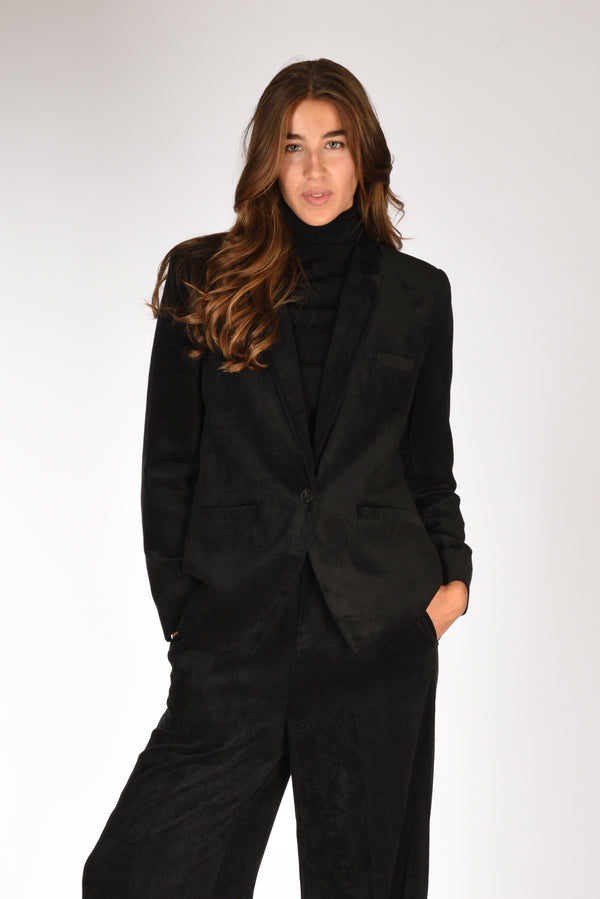 Forte Forte Giacca Velluto Nero Donna