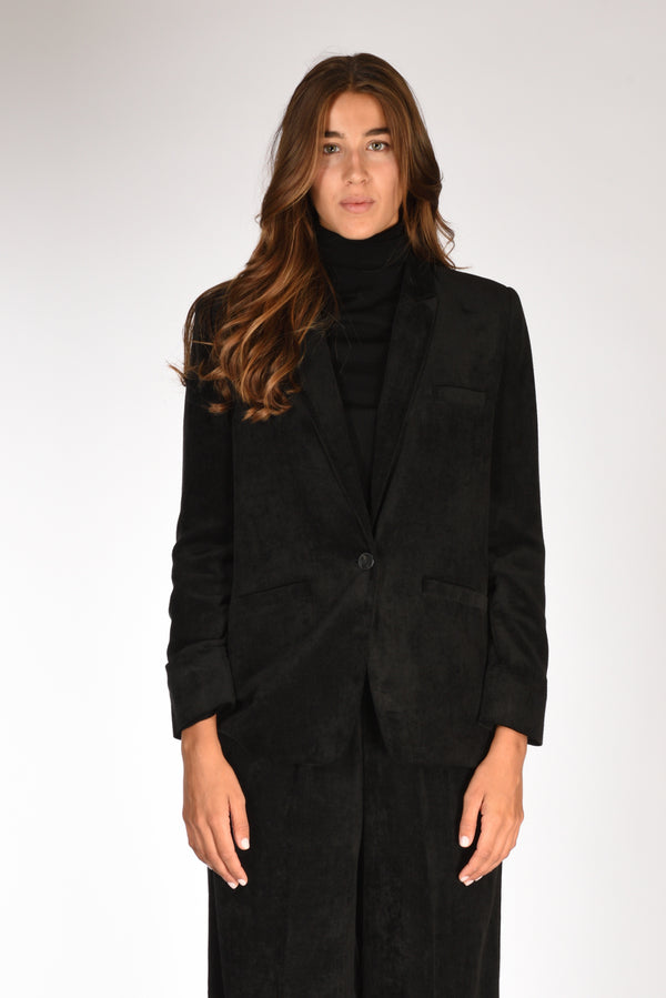Forte Forte Giacca Velluto Nero Donna-2