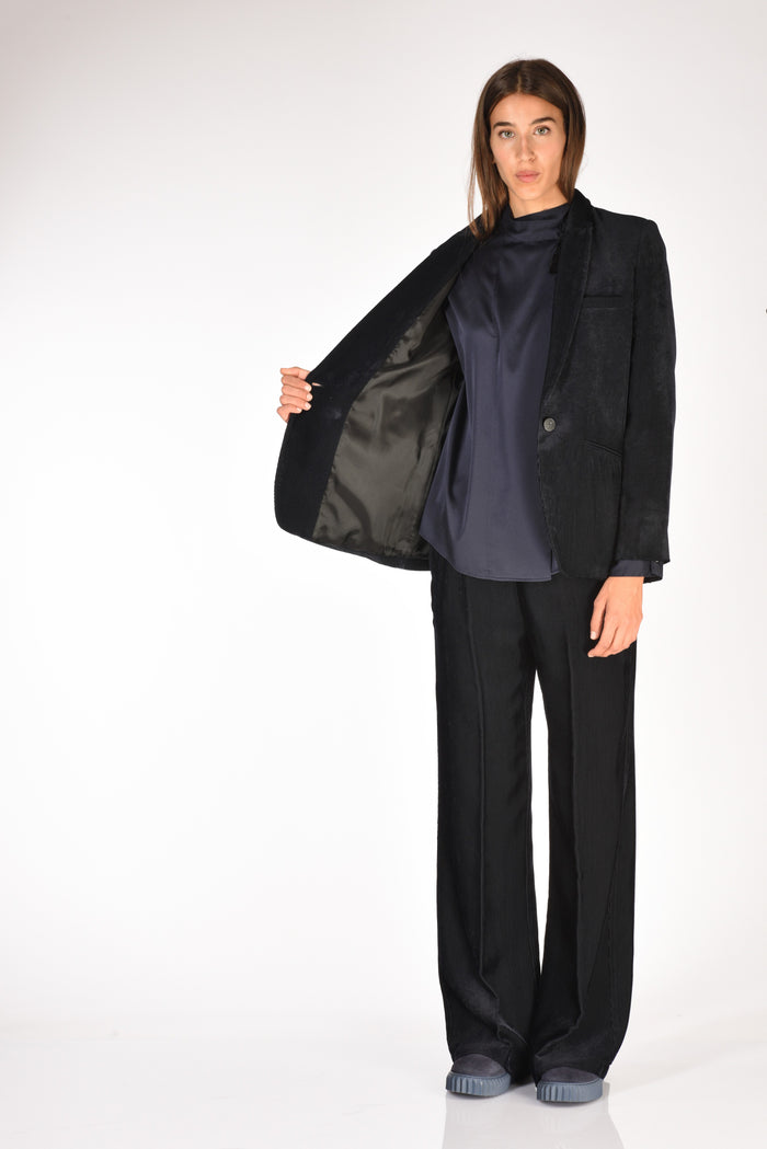 Forte Forte Giacca Velluto Blu Donna - 6