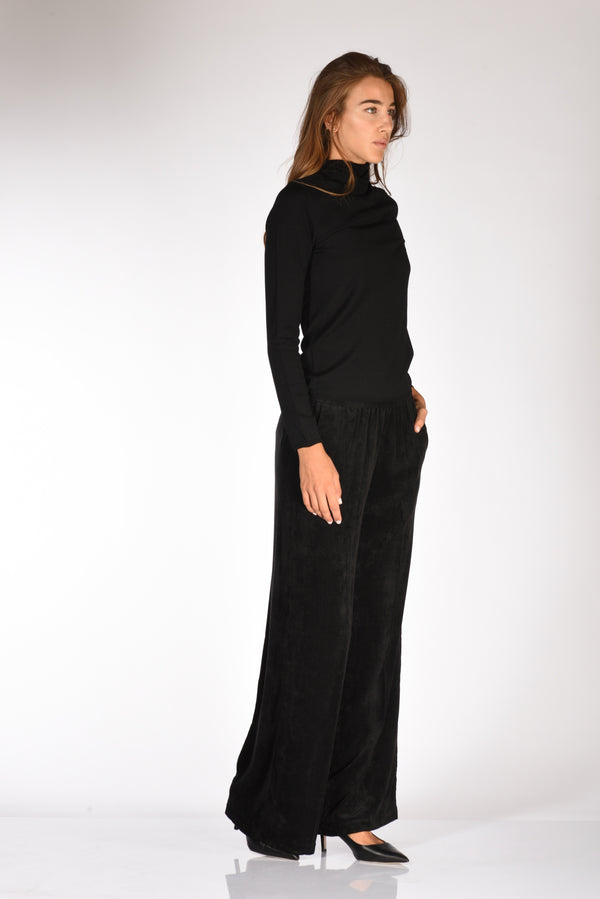 Forte Forte Pantalone Velluto Nero Donna-2