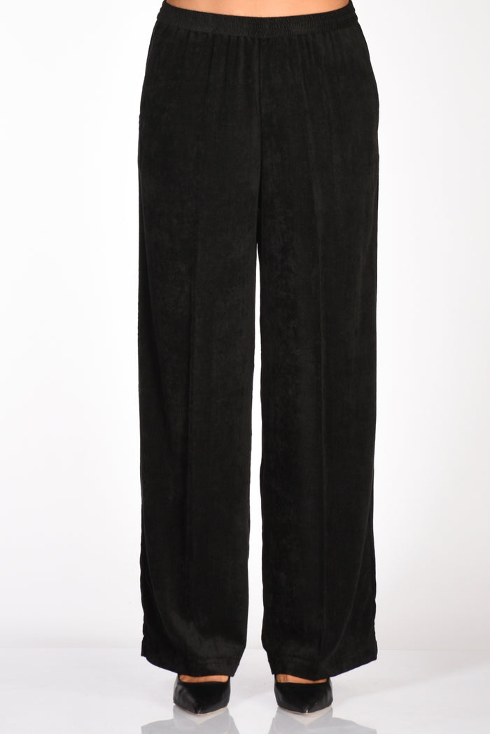 Forte Forte Pantalone Velluto Nero Donna - 3