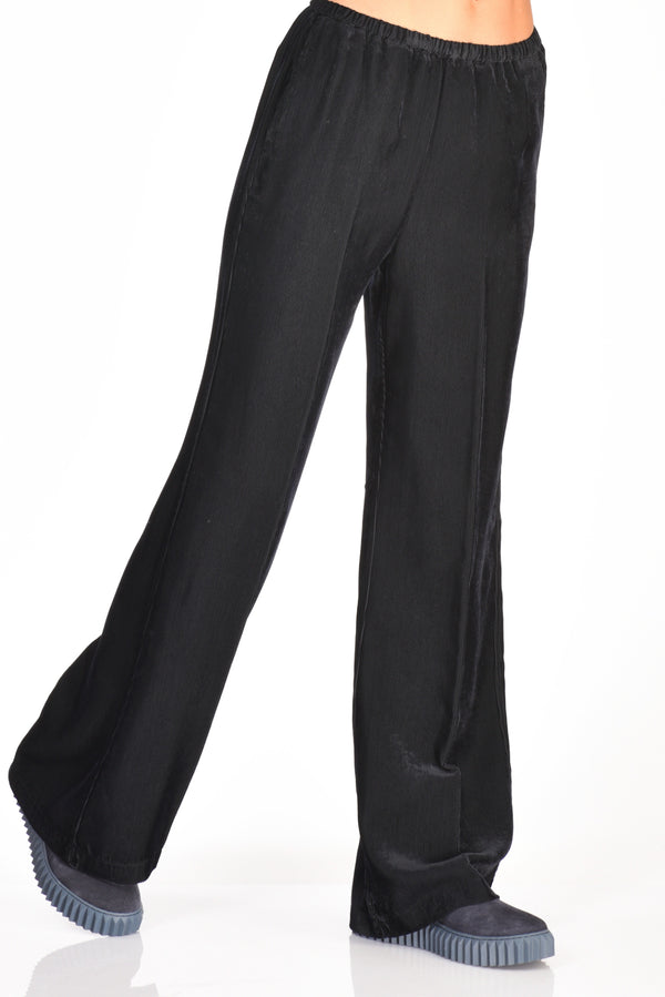 Forte Forte Pantalone Velluto Blu Donna