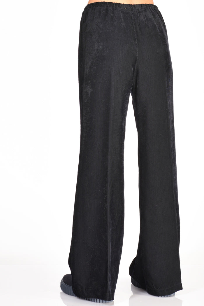Forte Forte Pantalone Velluto Blu Donna - 6