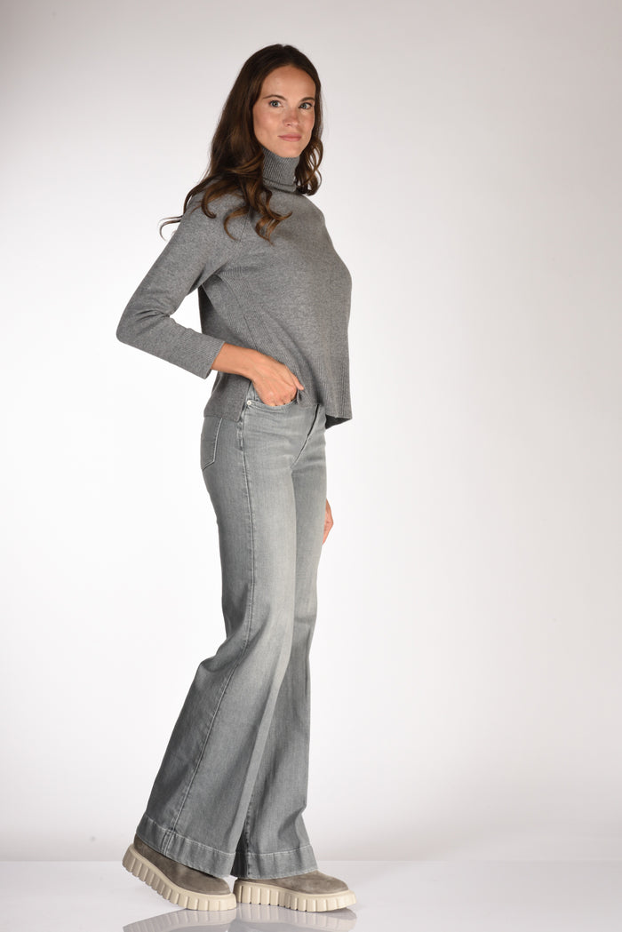 7 For All Mankind Jeans Dojo Grigio Donna - 2