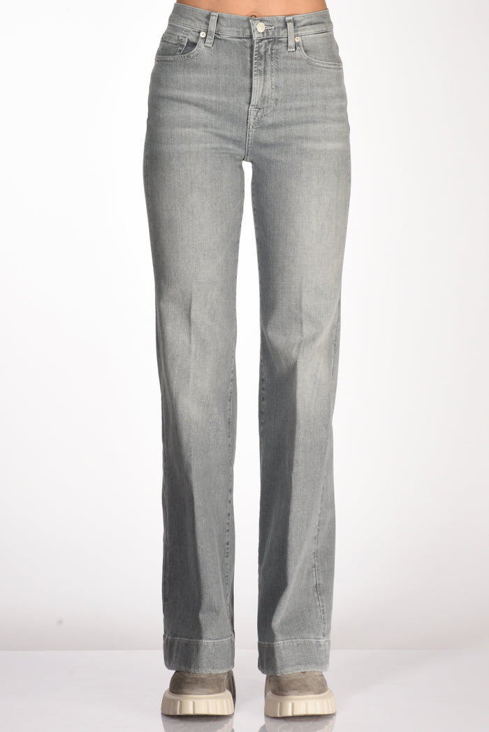 7 For All Mankind Jeans Dojo Grigio Donna - 3
