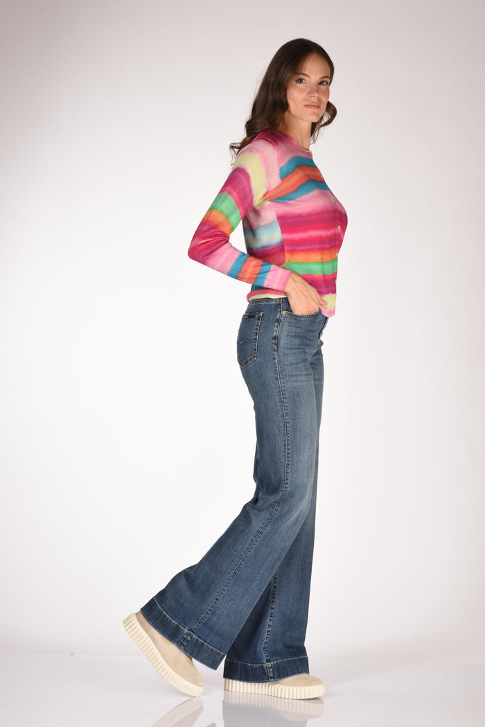 7 For All Mankind Jeans Dojo Blu Donna - 2