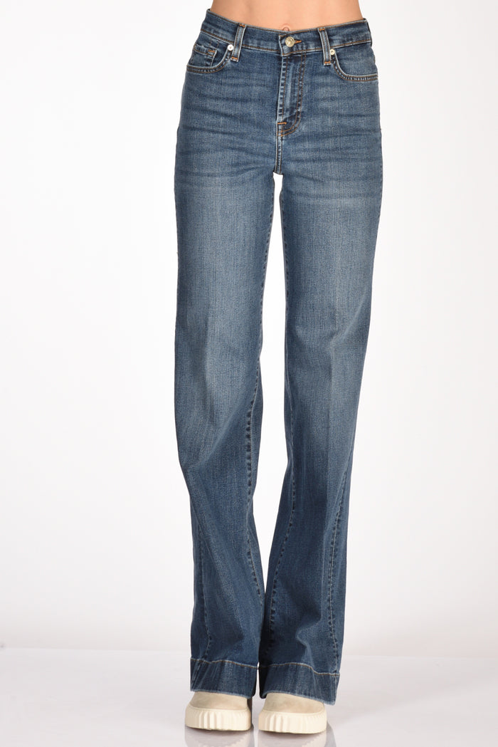 7 For All Mankind Jeans Dojo Blu Donna - 3