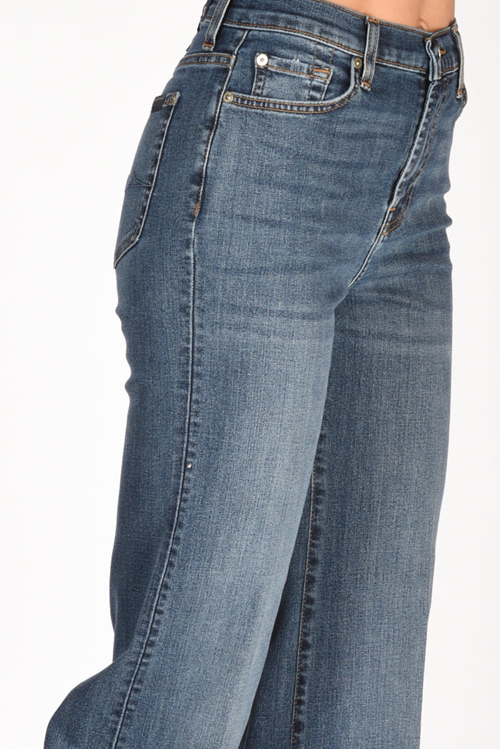 7 For All Mankind Jeans Dojo Blu Donna - 5
