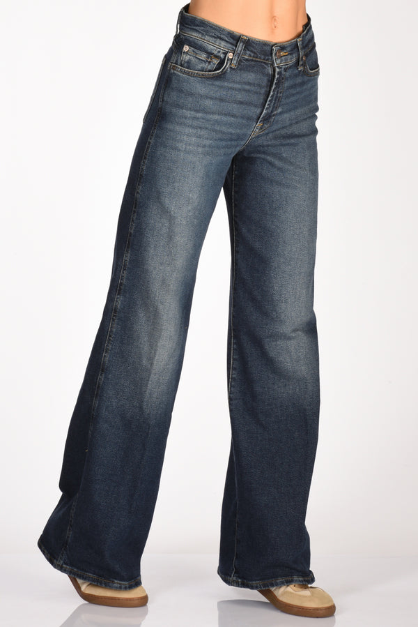 7 For All Mankind Jeans Lotta Cisco Blu Donna