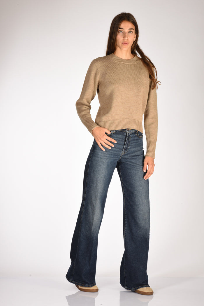 7 For All Mankind Jeans Lotta Cisco Blu Donna - 2