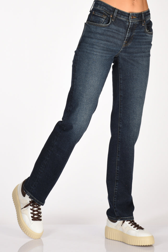 7 For All Mankind Jeans Calie Blu Donna - 1