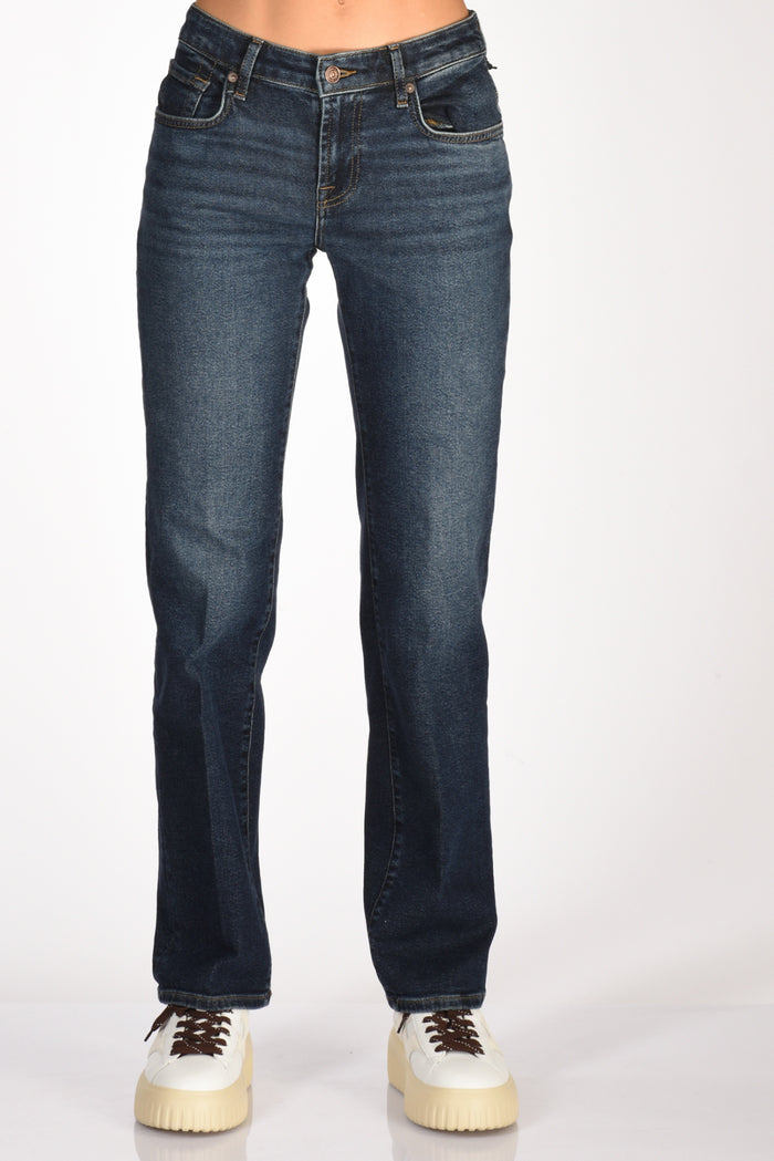 7 For All Mankind Jeans Calie Blu Donna - 3