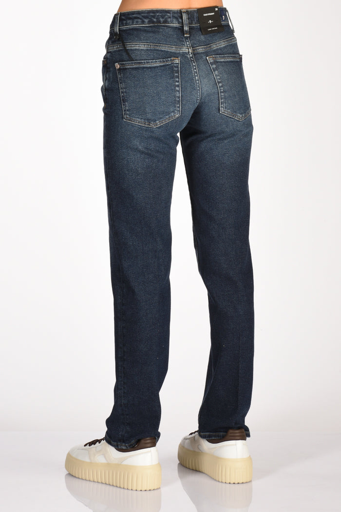 7 For All Mankind Jeans Calie Blu Donna - 6