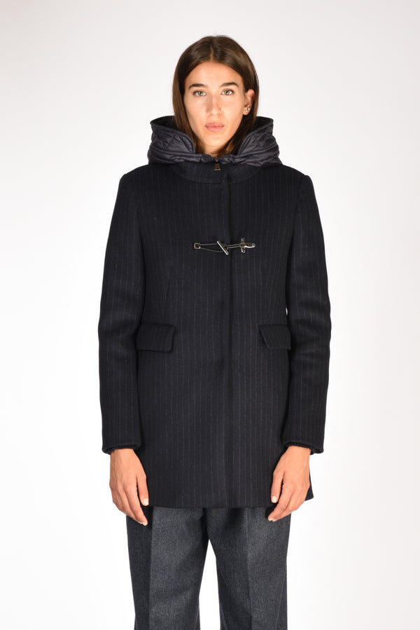 Fay Cappotto Toggle Blu Donna-2