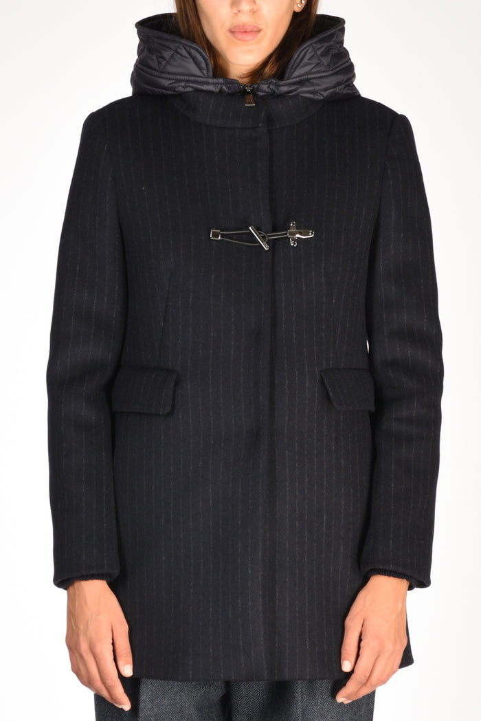 Fay Cappotto Toggle Blu Donna - 3
