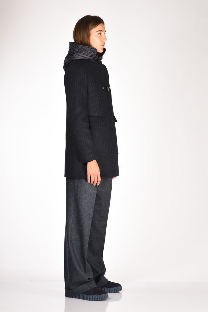 Fay Cappotto Toggle Blu Donna - 4