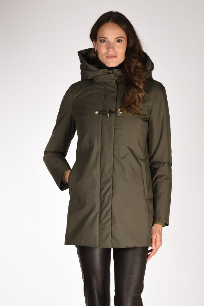 Fay Cappotto Toggle Verde Donna - 1