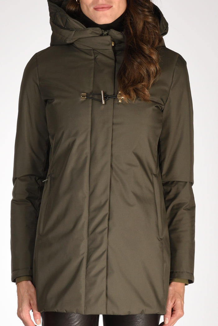Fay Cappotto Toggle Verde Donna - 3