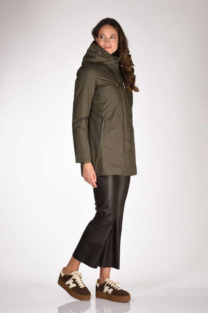 Fay Cappotto Toggle Verde Donna - 4