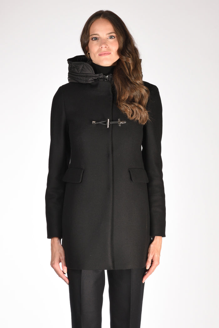 Fay Cappotto Toggle Nero Donna - 2