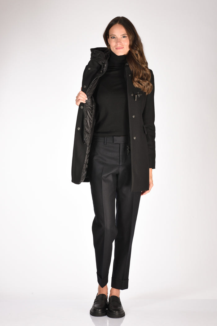 Fay Cappotto Toggle Nero Donna - 7