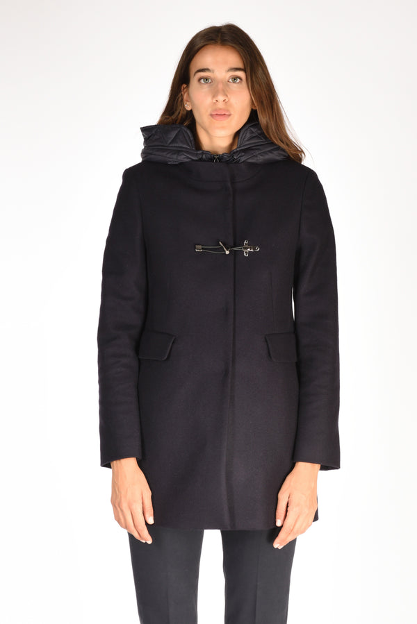 Fay Cappotto Toggle Blu Donna-2