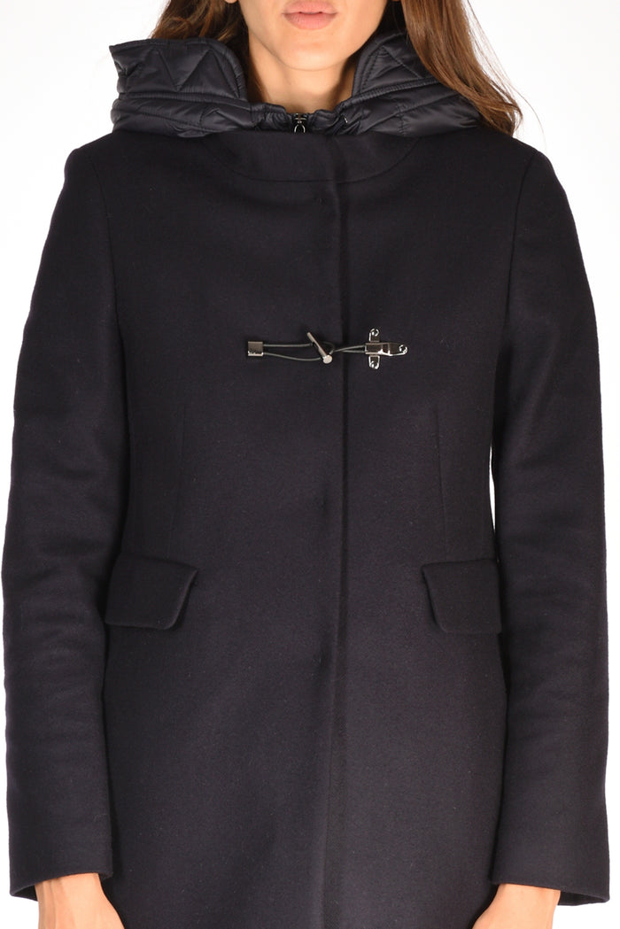 Fay Cappotto Toggle Blu Donna - 3