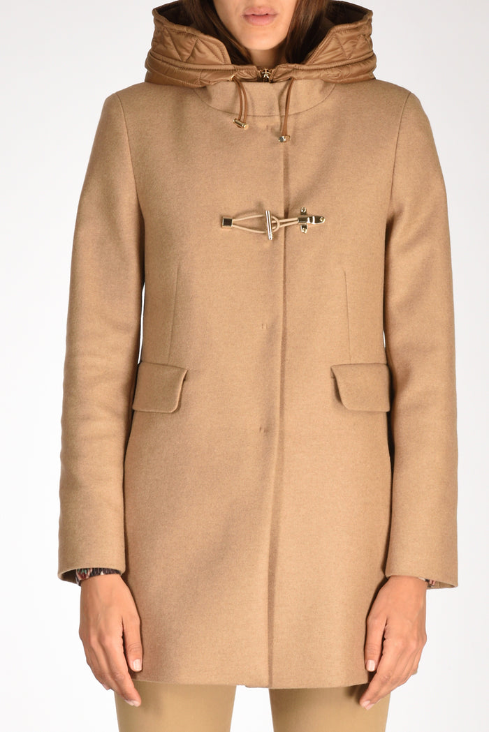 Fay Cappotto Toggle Beige Scuro Donna - 3