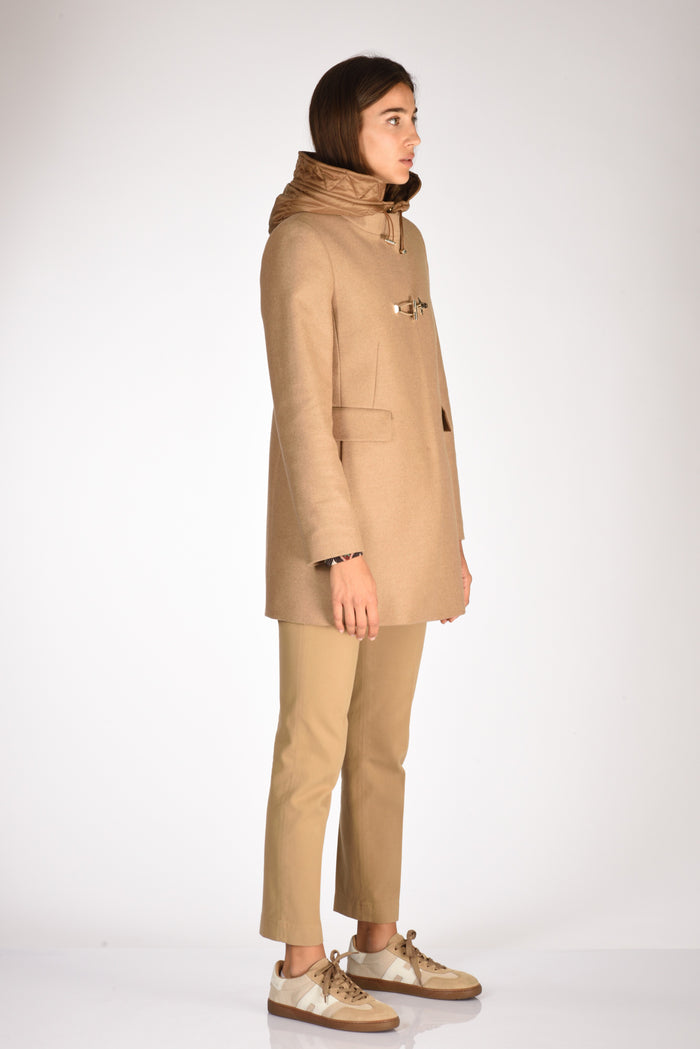 Fay Cappotto Toggle Beige Scuro Donna - 4