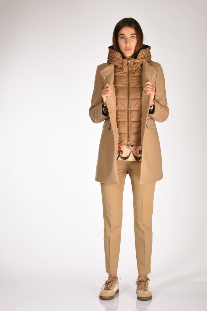 Fay Cappotto Toggle Beige Scuro Donna - 6