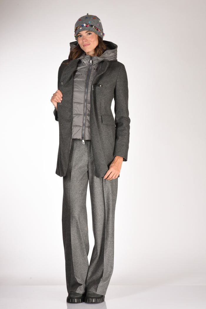 Fay Cappotto Toggle Grigio Donna - 6