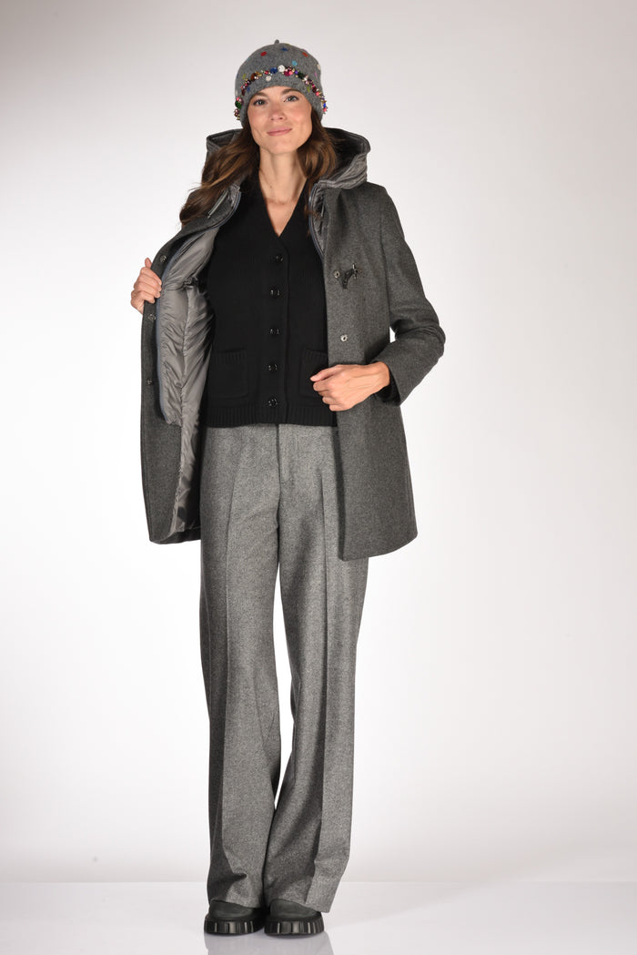 Fay Cappotto Toggle Grigio Donna - 7