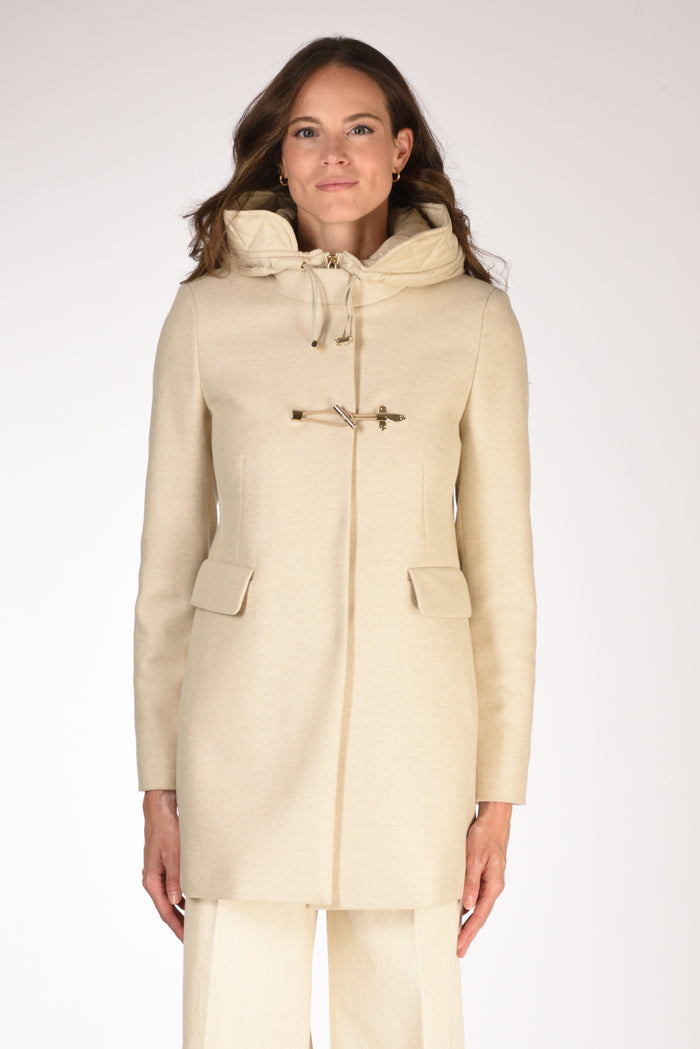 Fay Cappotto Toggle Bianco Naturale Donna - 2