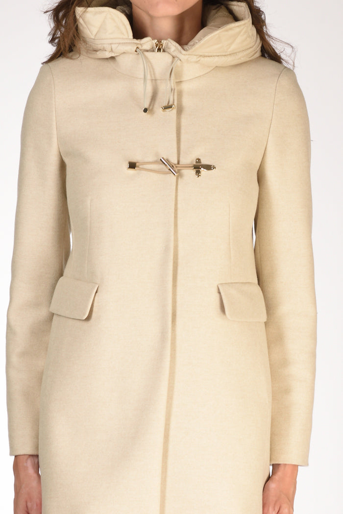 Fay Cappotto Toggle Bianco Naturale Donna - 3