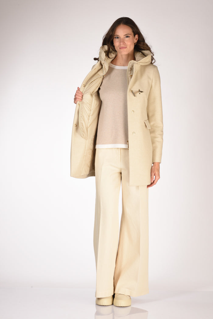 Fay Cappotto Toggle Bianco Naturale Donna - 6
