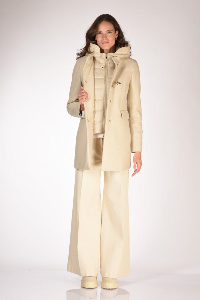 Fay Cappotto Toggle Bianco Naturale Donna - 7