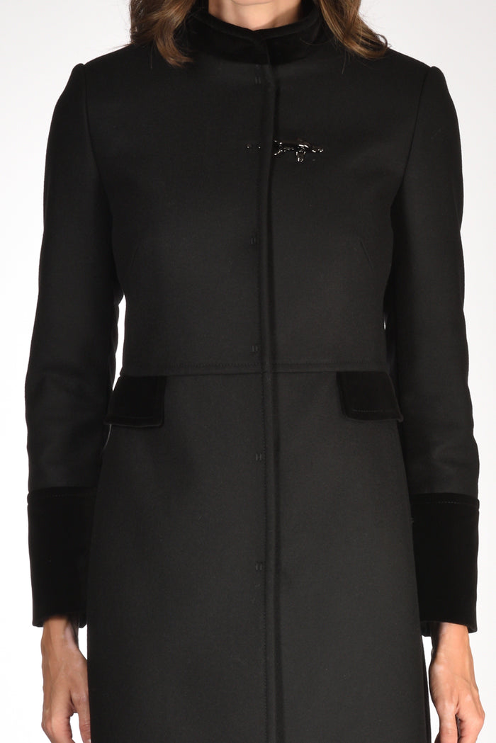 Fay Cappotto Gancio Nero Donna - 3
