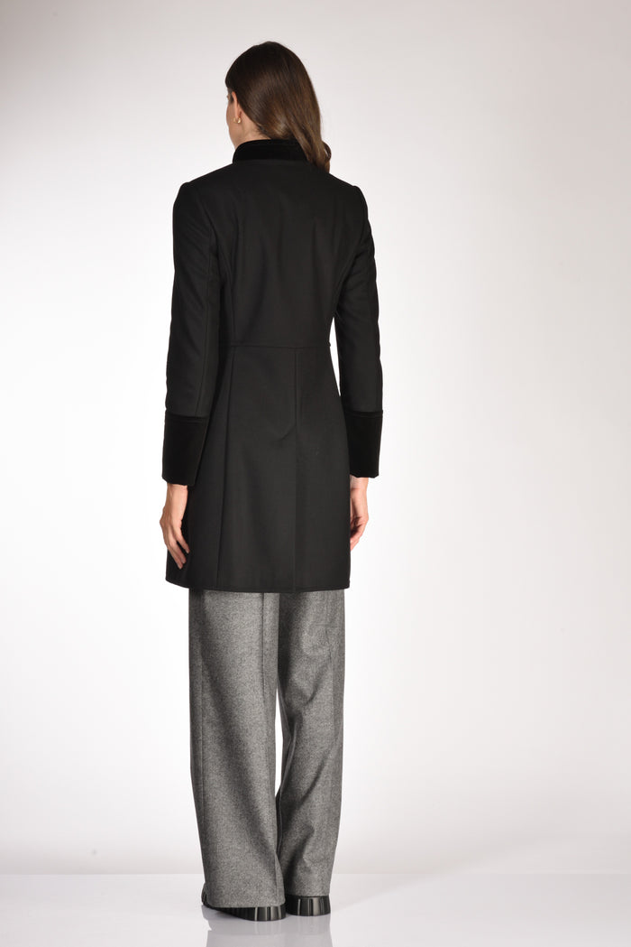 Fay Cappotto Gancio Nero Donna - 5