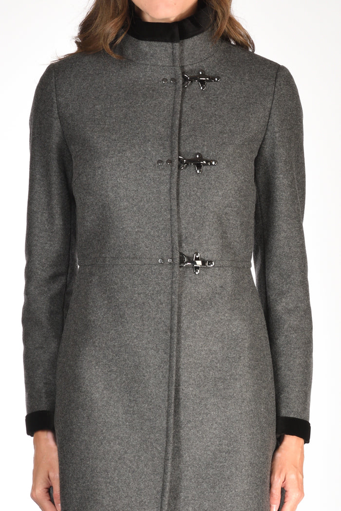 Fay Cappotto Virginia Grigio Scuro Donna - 3