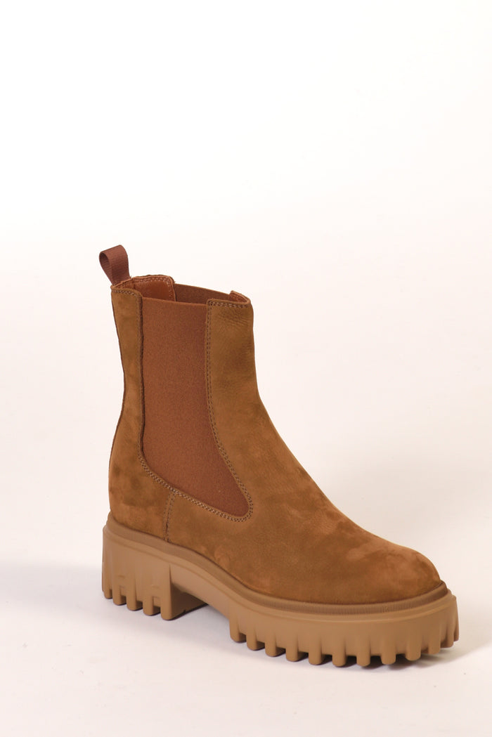 Hogan Stivale H700 Marrone Chiaro Donna - 2