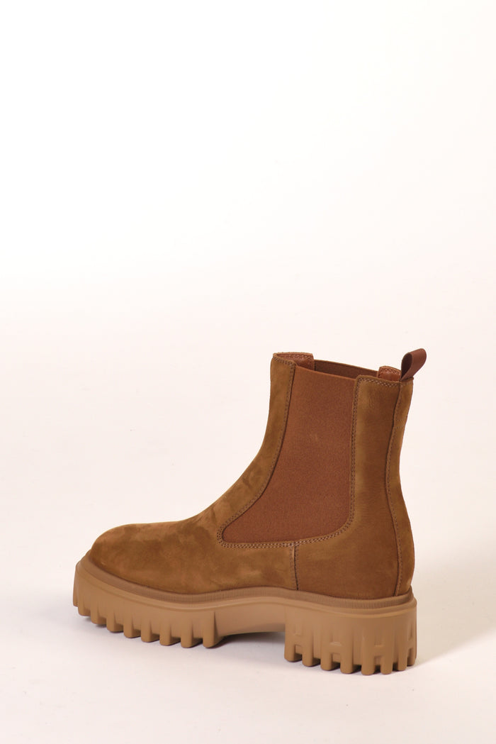 Hogan Stivale H700 Marrone Chiaro Donna - 3