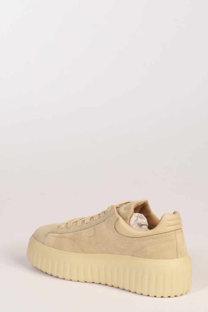Hogan Sneakers H Stripes Beige Donna - 4