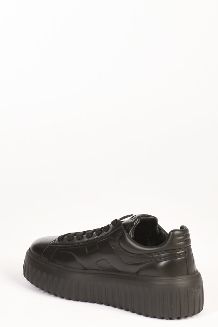 Hogan Sneakers H Stripes Nero Donna - 4