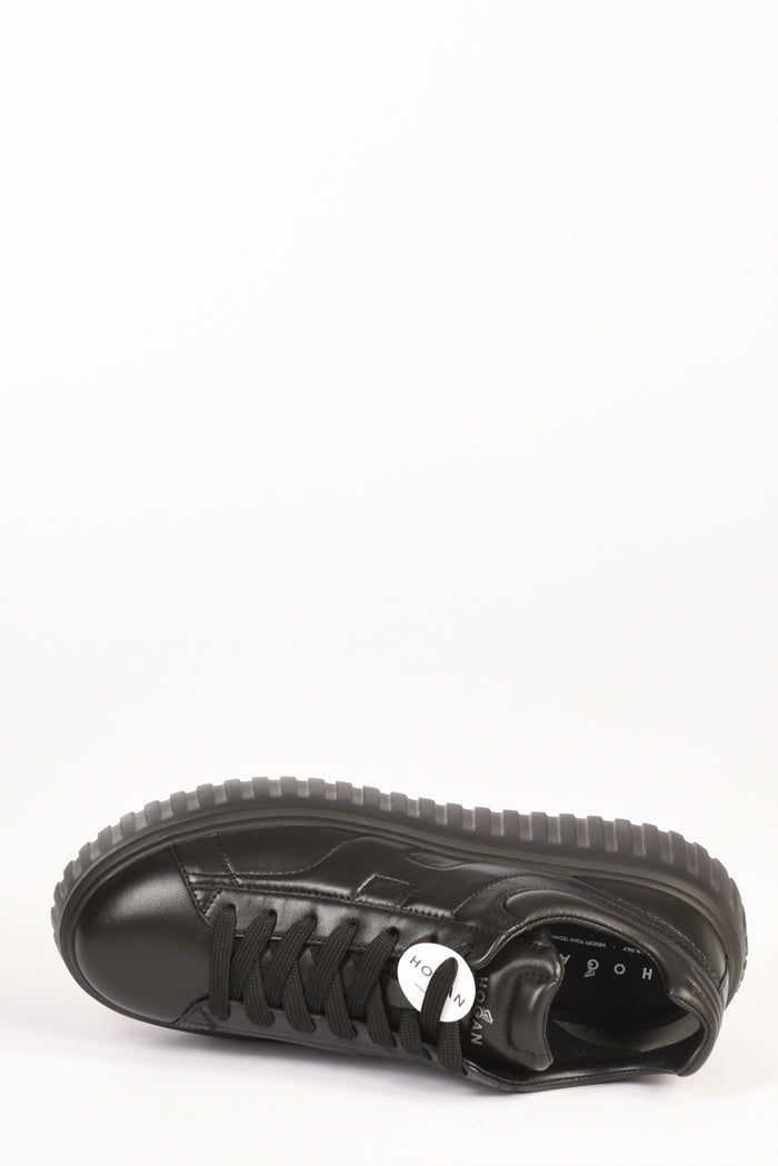 Hogan Sneakers H Stripes Nero Donna - 5