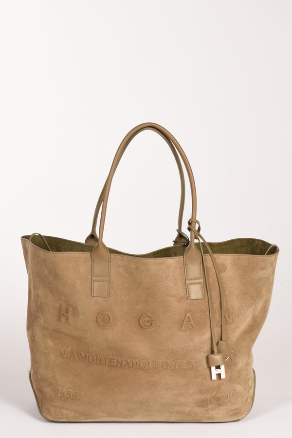 Hogan Shopping Address Beige Donna