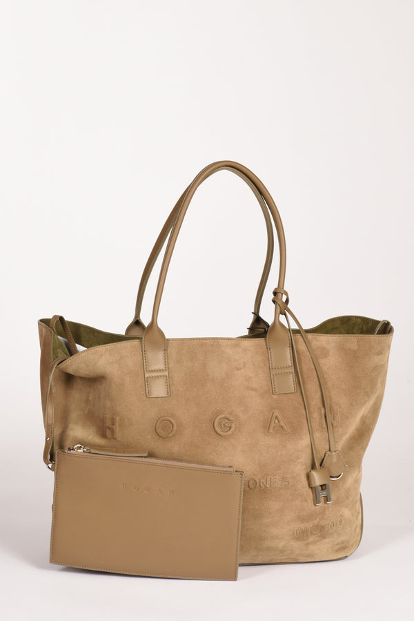 Hogan Shopping Address Beige Donna-2