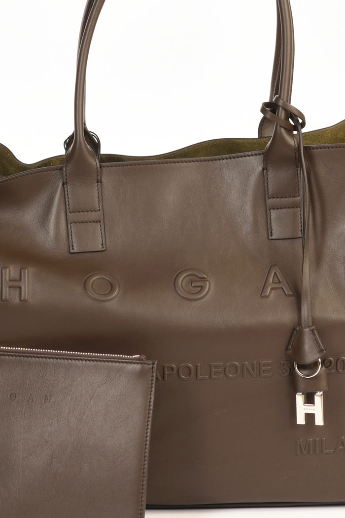 Hogan Shopping Address Marrone Donna - 5