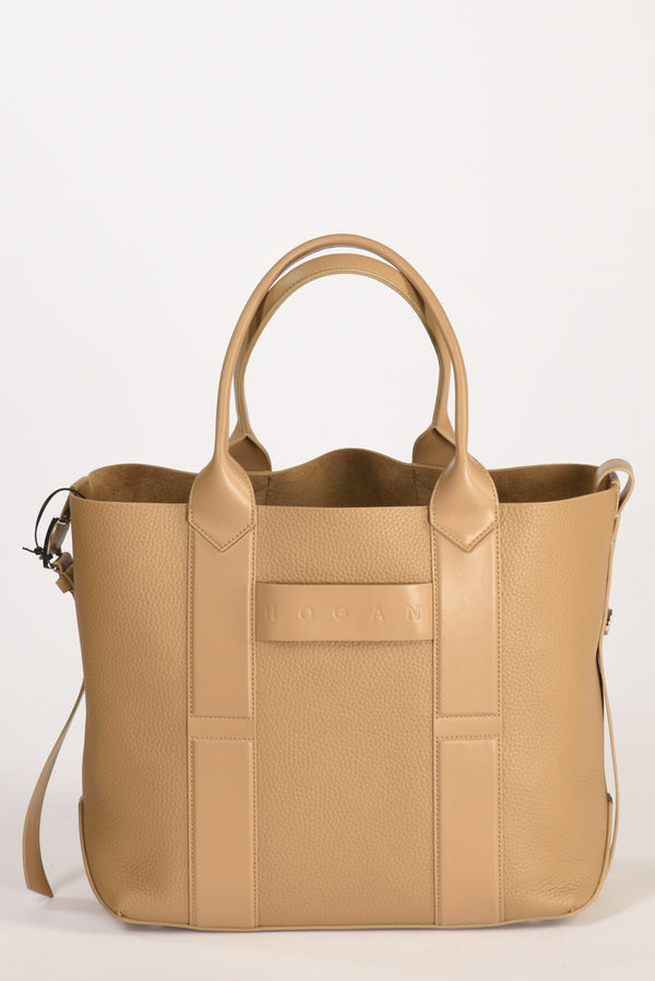 Hogan Shopping Script Beige Chiaro Donna-2