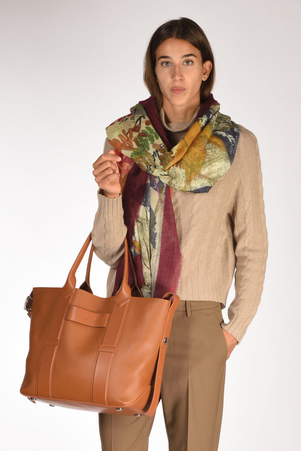 Hogan Shopping Script Beige Cuoio Donna-2
